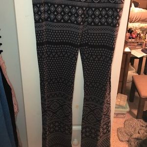 Printed flare pants